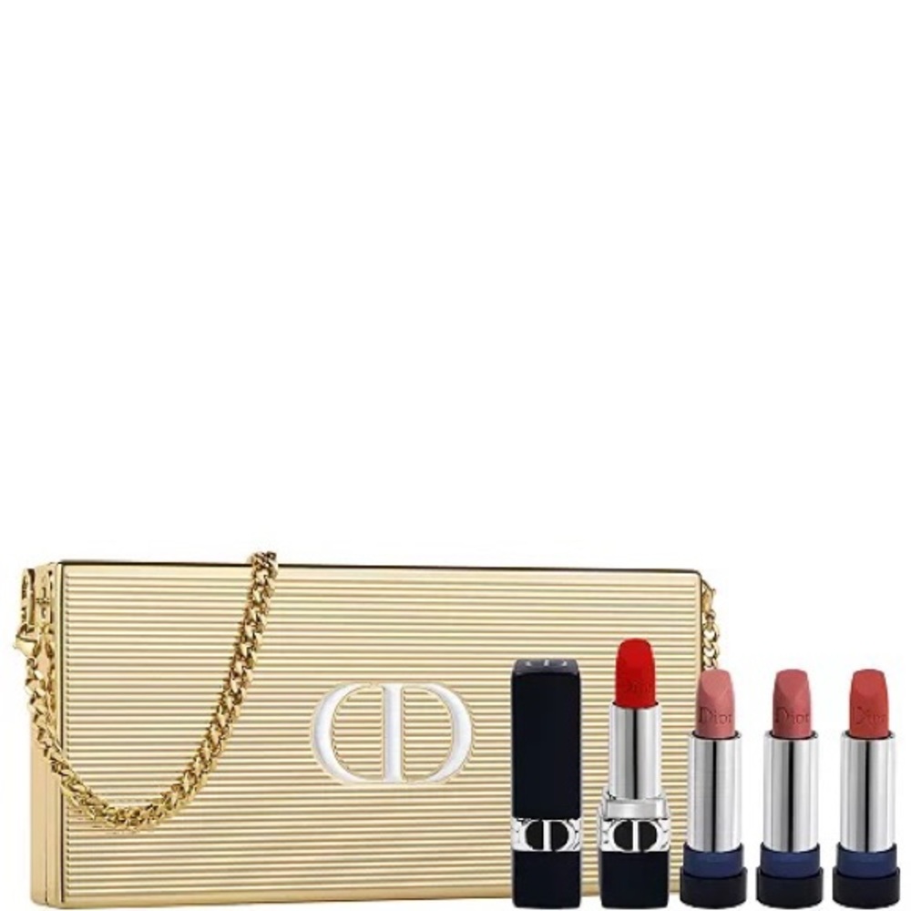 Dior Minaudiere Coffret Lipstick Clutch 5-pc Set